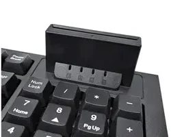 Lector de DNI en teclado